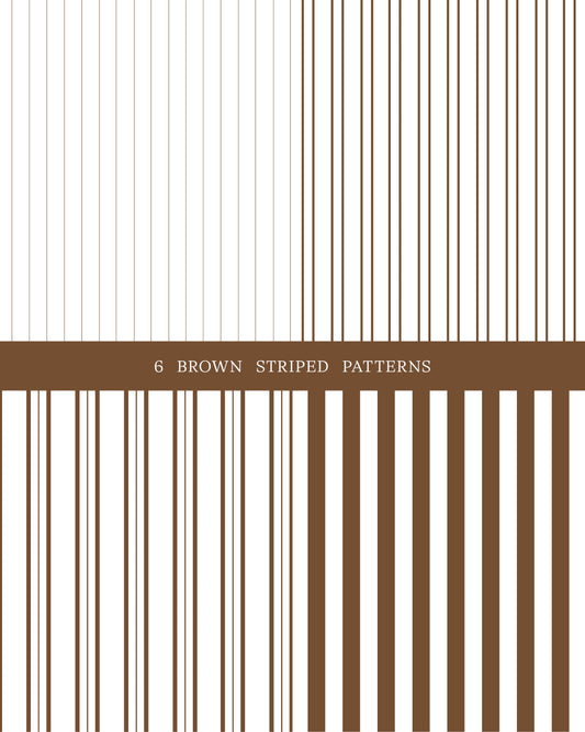 6 Brown Striped Patterns