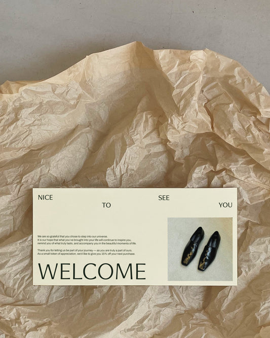 Welcome – “Nice to See You” + image,  M65 Flyer Template