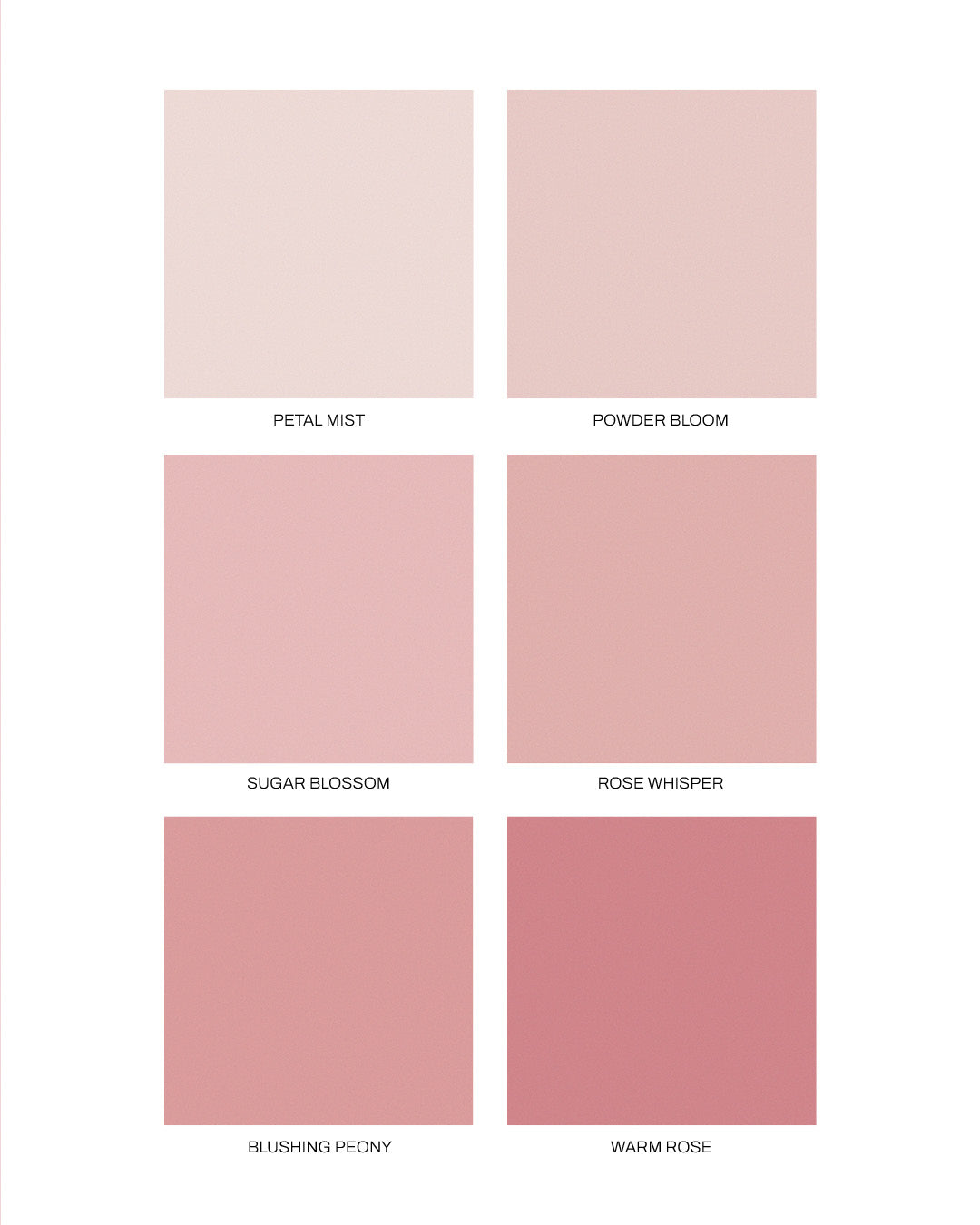 6 wispy pink Shades - Grain Backgrounds