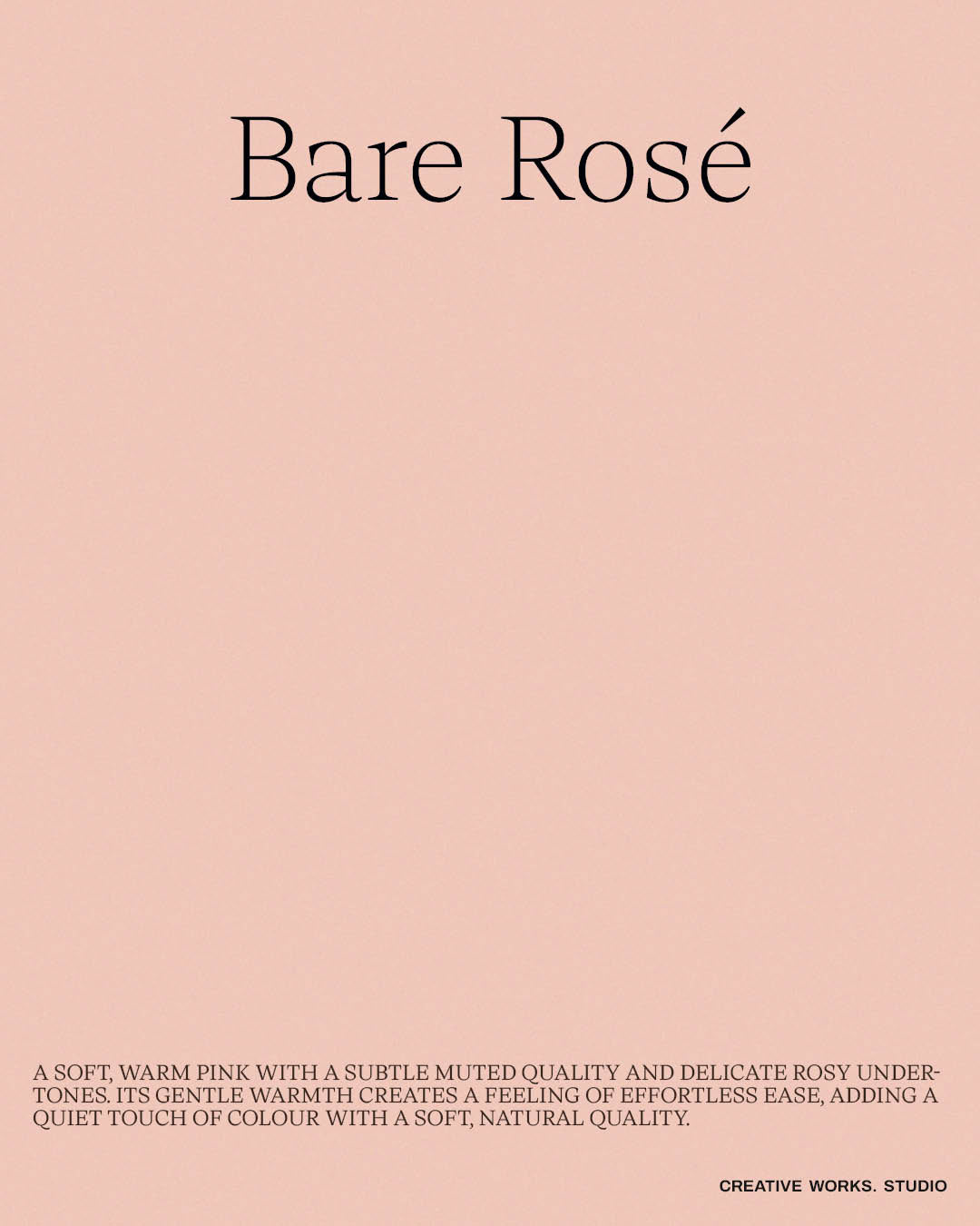 6 Nude Rose Shades - Grain Backgrounds