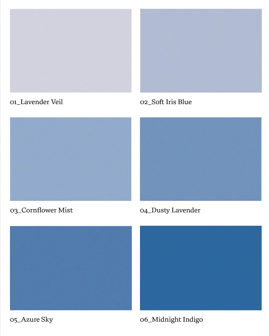 6 blue violet Shades - Grain Backgrounds