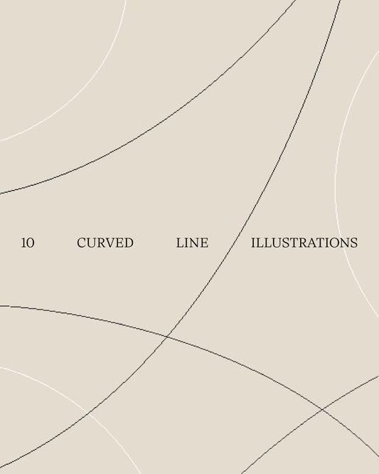 10 Curved Line Illustrations