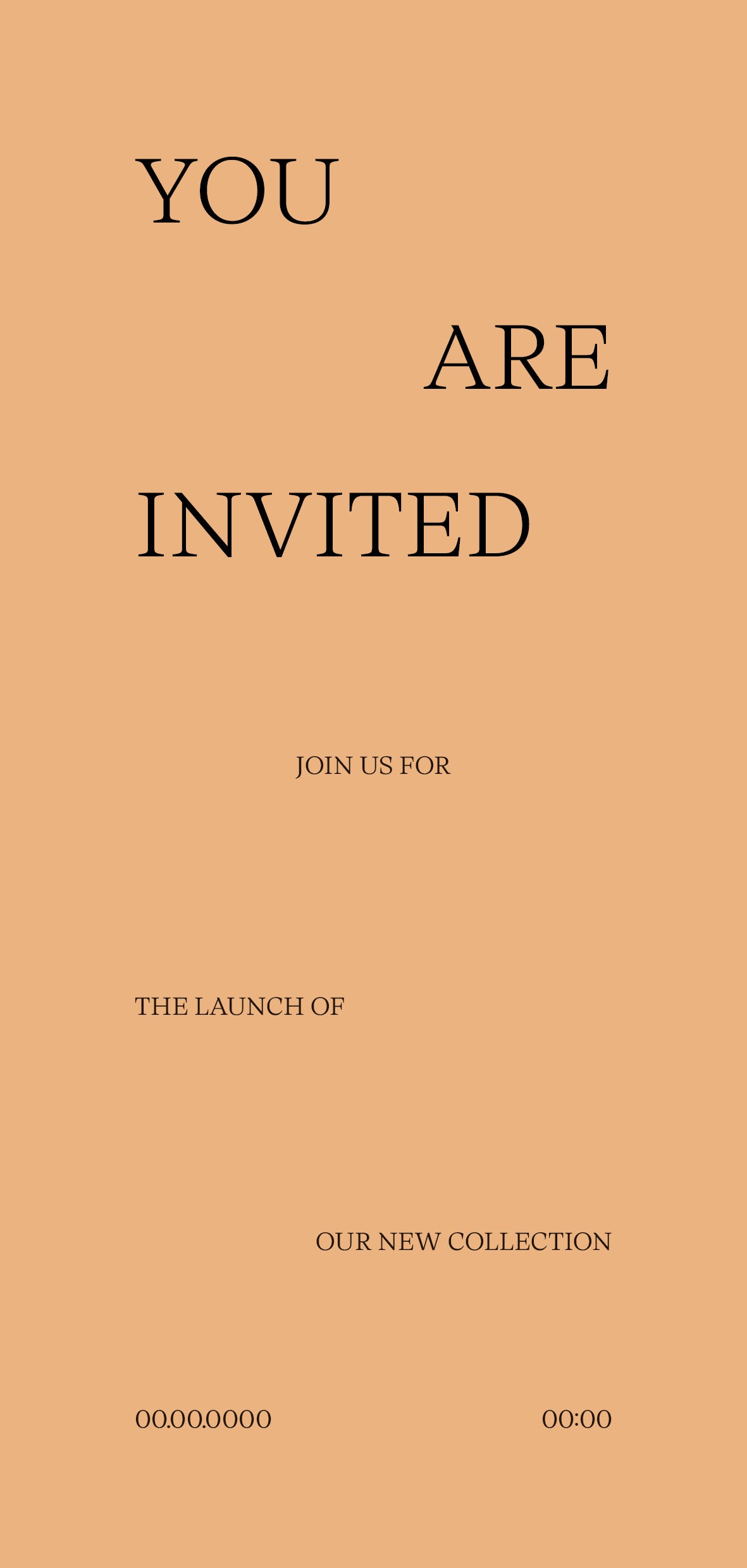 Event Flyer Template- Spaced Words V3