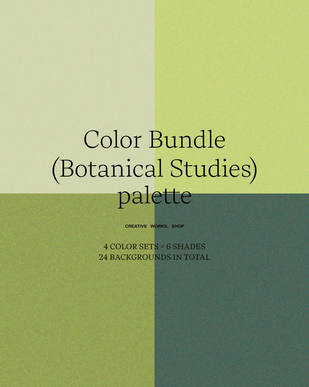 Color Bundle (Botanical Studies) Palette