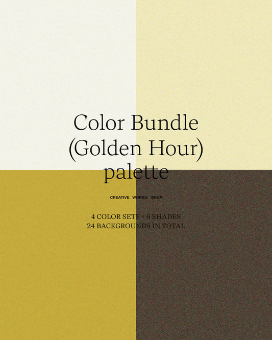 Color Bundle (Golden Hour) Palette