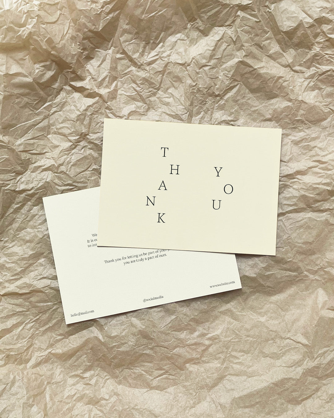 THANK YOU — A Lettering Composition